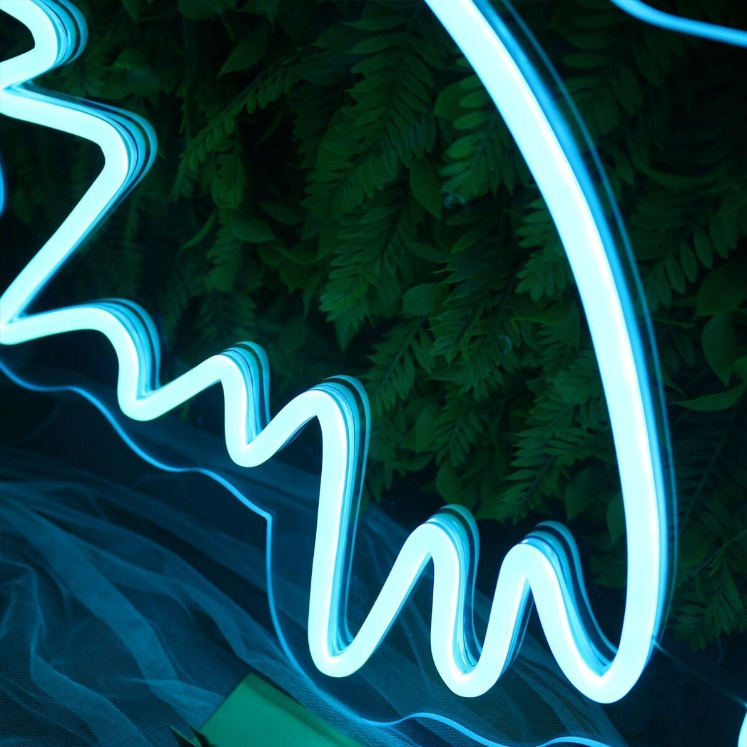 Angle Wing Blue Led Neon Sign - Shineneon