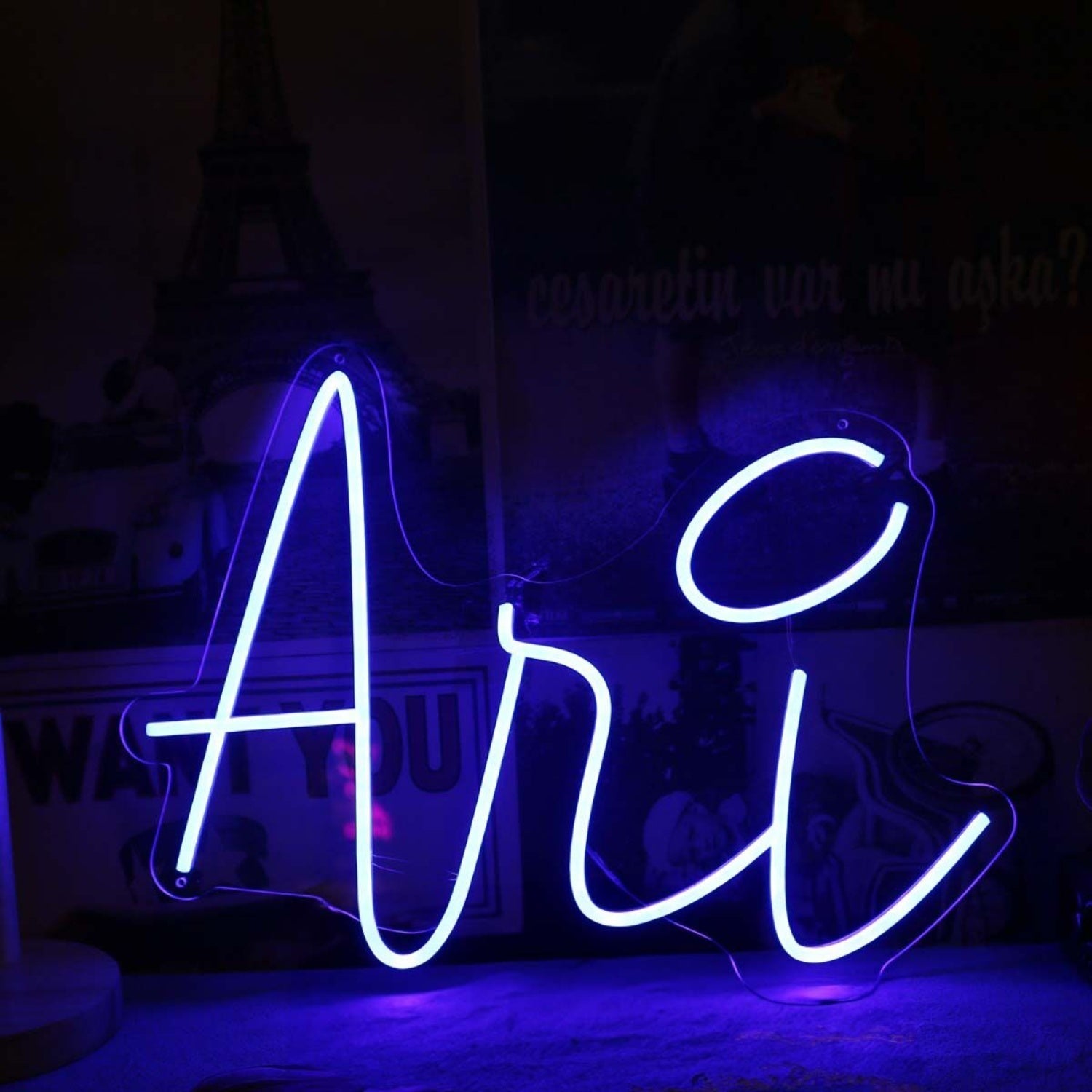 Ani Blue Led Neon Sign - Shineneon