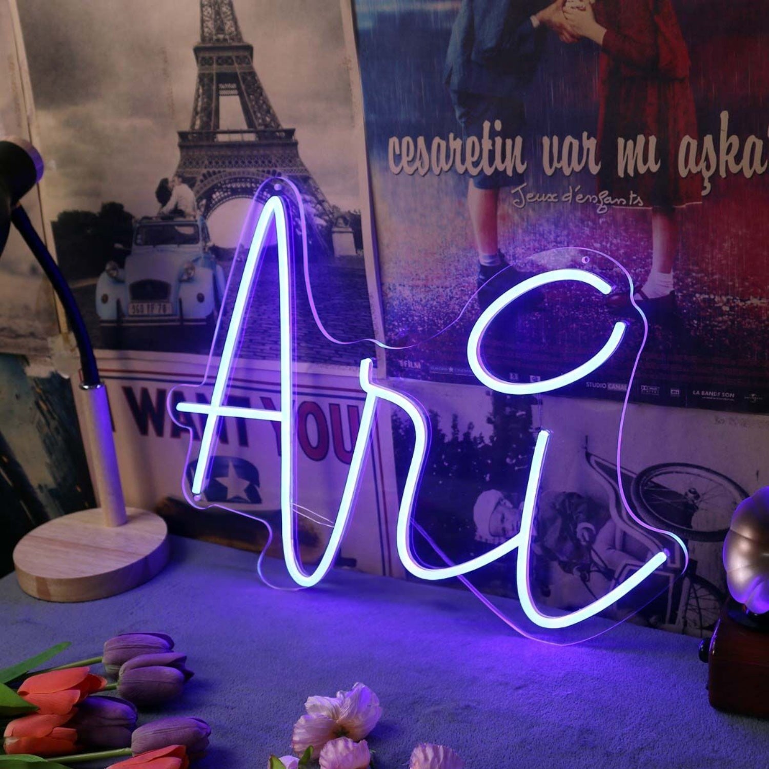 Ani Blue Led Neon Sign - Shineneon