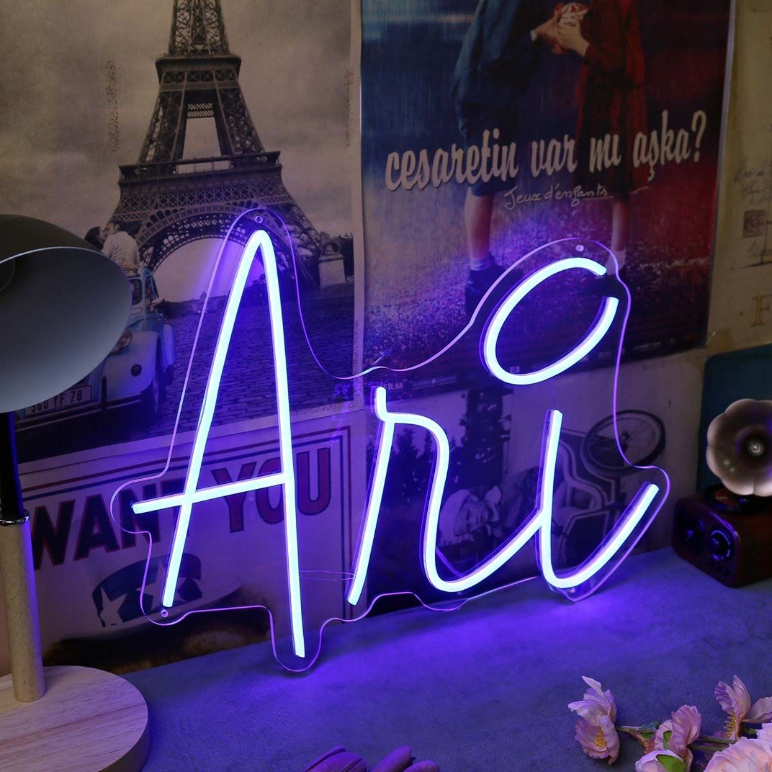 Ani Blue Led Neon Sign - Shineneon