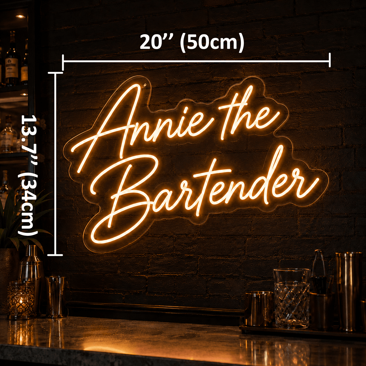 Annie the Bartender Custom LED Neon Sign - Shineneon