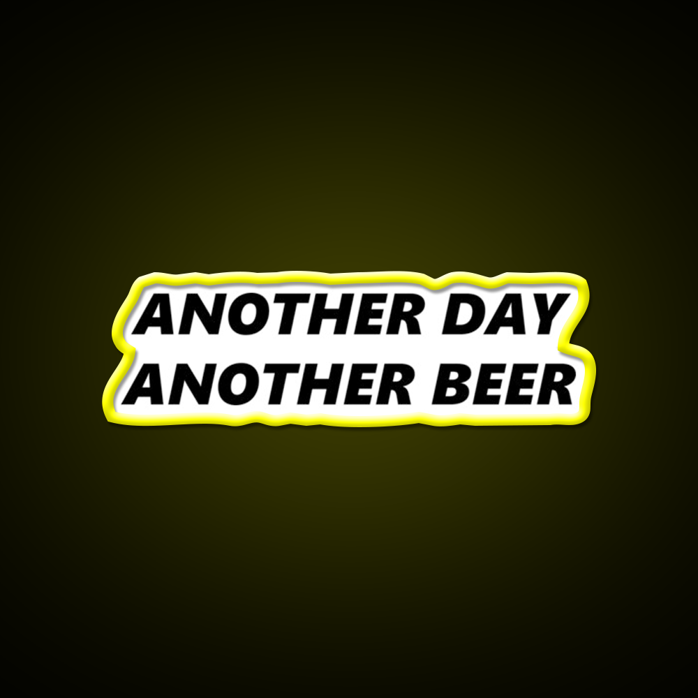 Another Day Another Beer Bar Decor Led Neon Sign Rgb Color - LED neon sign view 7