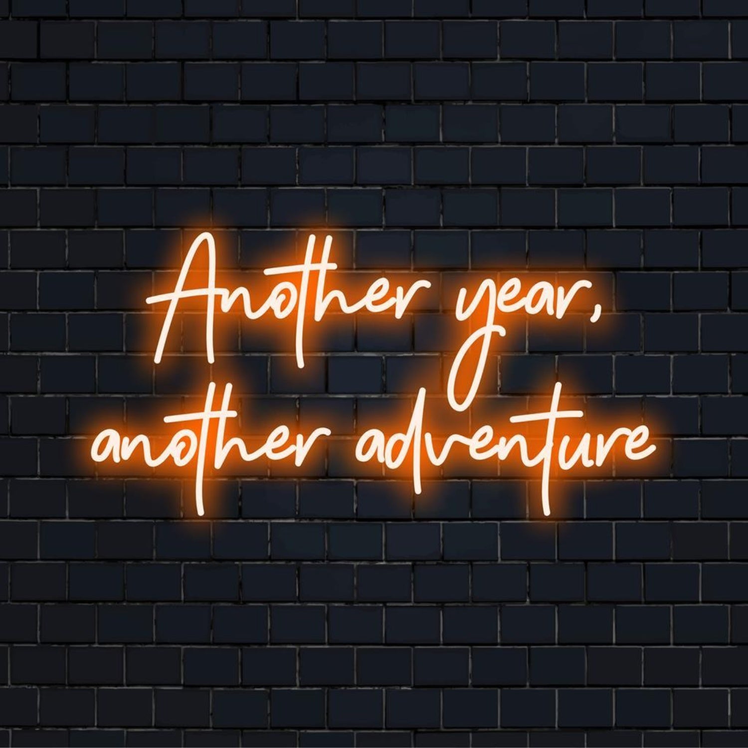 Another Year Another Adventure Led Neon Sign For Home Cafe Office Wall Decor | Shineneon