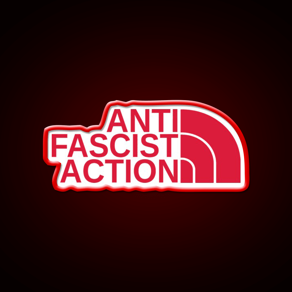 Anti Fascist Action Welcome Led Neon Sign Open Sign Rgb Color - Shineneon