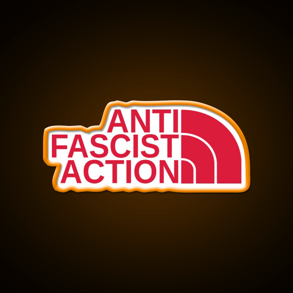 Anti Fascist Action Welcome Led Neon Sign Open Sign Rgb Color - Shineneon