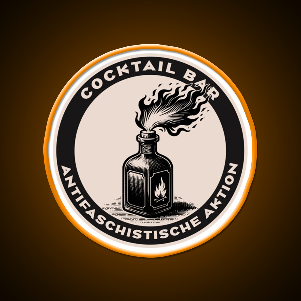 Antifa Cocktail Bar Cocktail Bar Decor Led Neon Sign Rgb Color - LED neon sign view 6