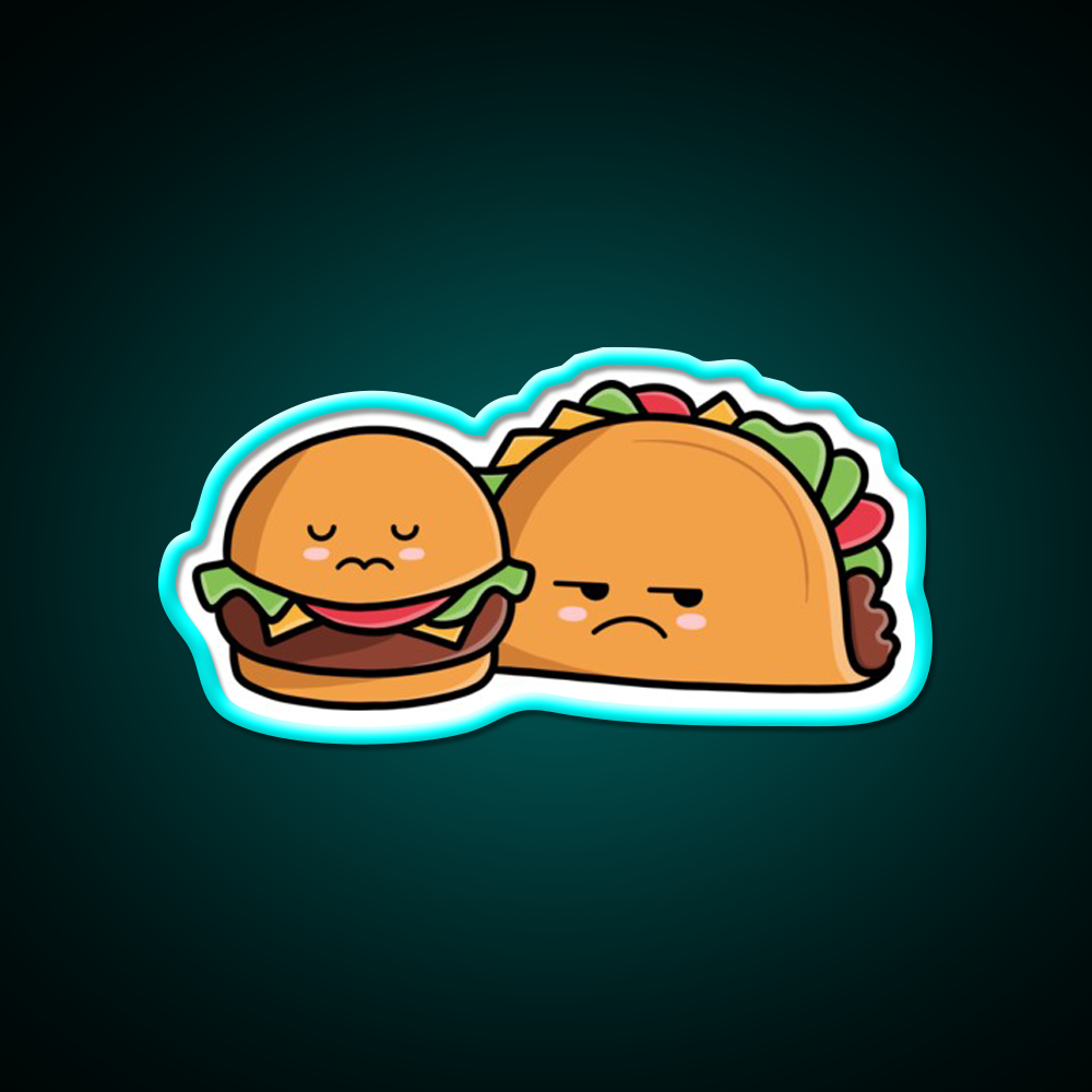 Antisocial Fast Food Led Neon Sign For Burger Place Rgb Color