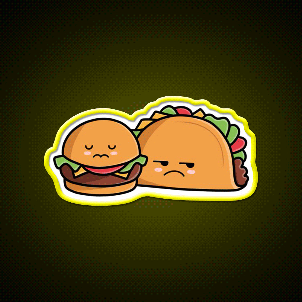 Antisocial Fast Food Led Neon Sign For Burger Place Rgb Color