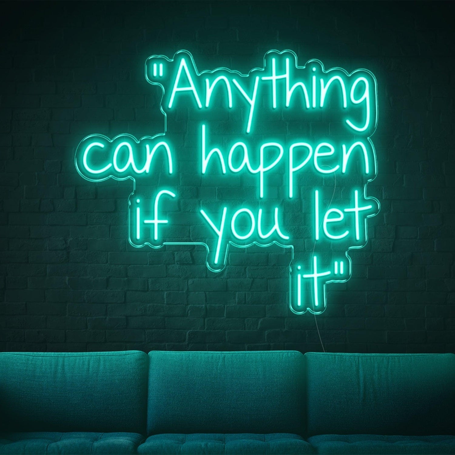 Anything Can Happen Red Script Led Neon Sign For Indoor Wall Art Decor | Shineneon