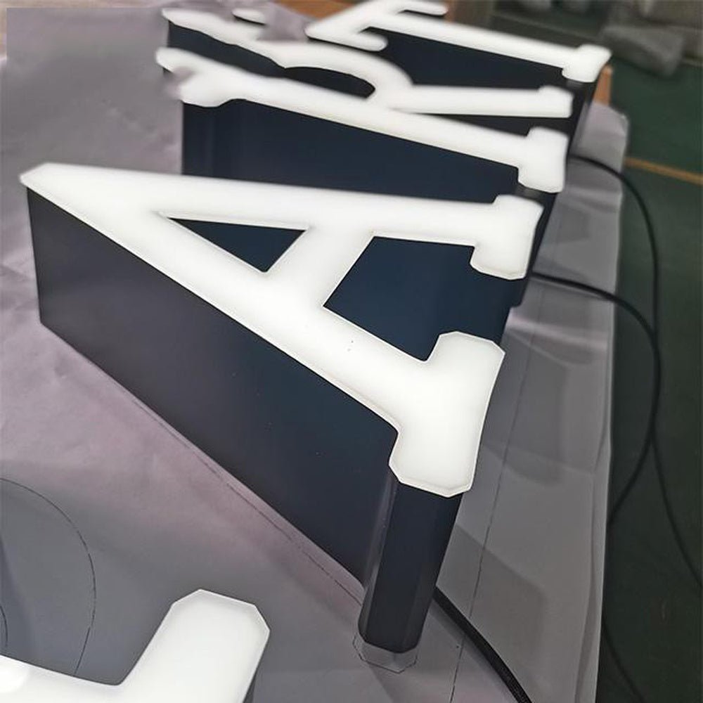Apart 3D Frontlit Letters Metal Led Sign - Shineneon