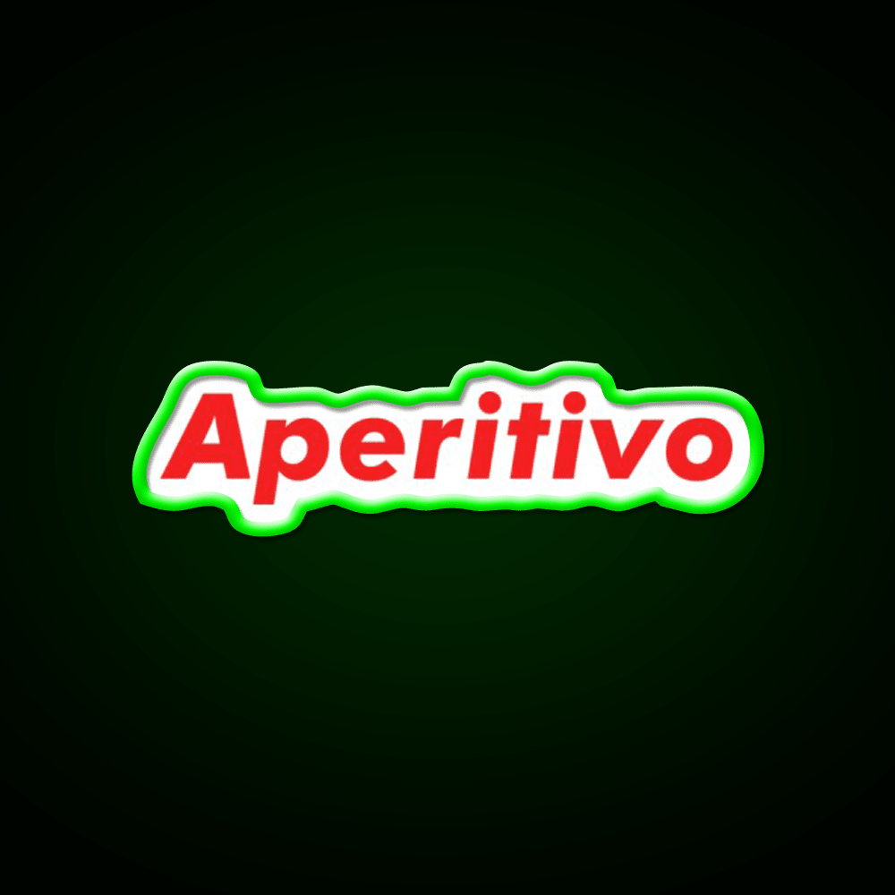 Aperitivo Cocktail Bar Decor Led Neon Sign Rgb Color - Shineneon