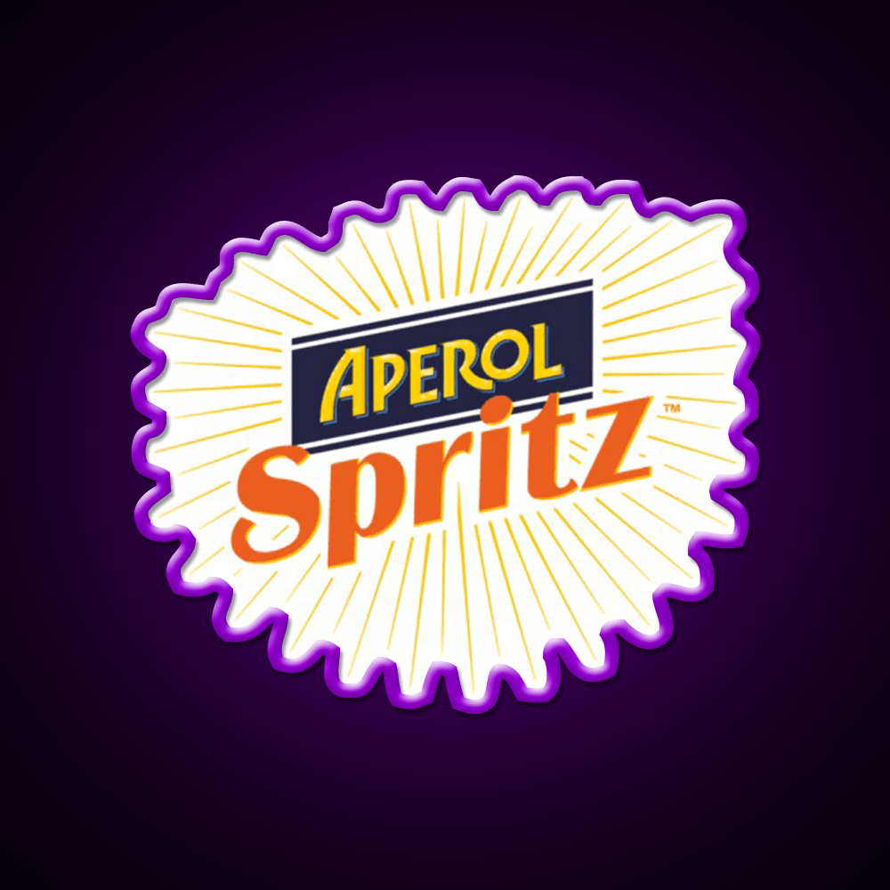 Aperol Aperol Aperol Aperol Aperol Cocktail Bar Decor Led Neon Sign Rgb Color - Shineneon