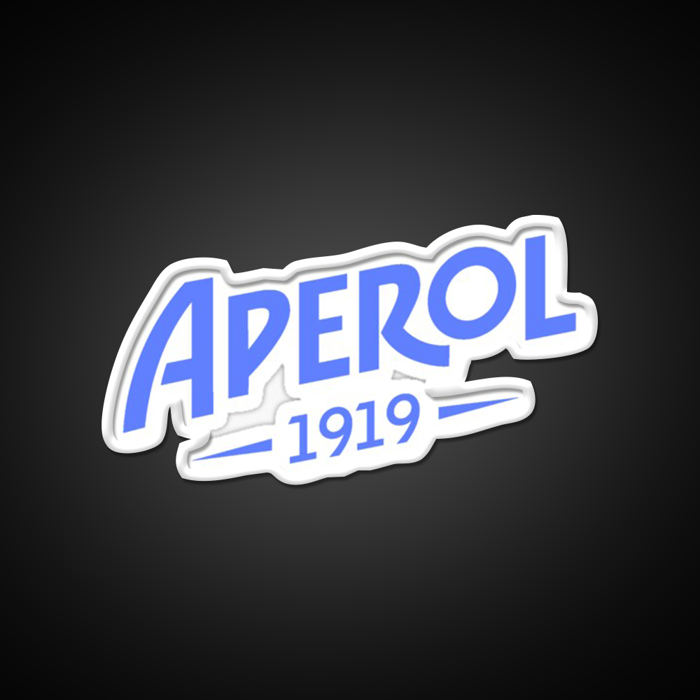 Aperol Blue Logo Cocktail Bar Decor Led Neon Sign Rgb Color - LED neon sign view 11