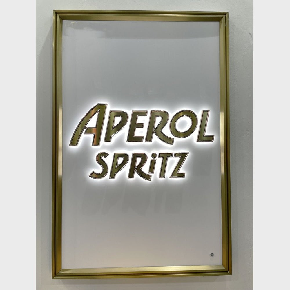 Aperol Spritz 3D Backlit Channel Letters Led Light Sign - Shineneon