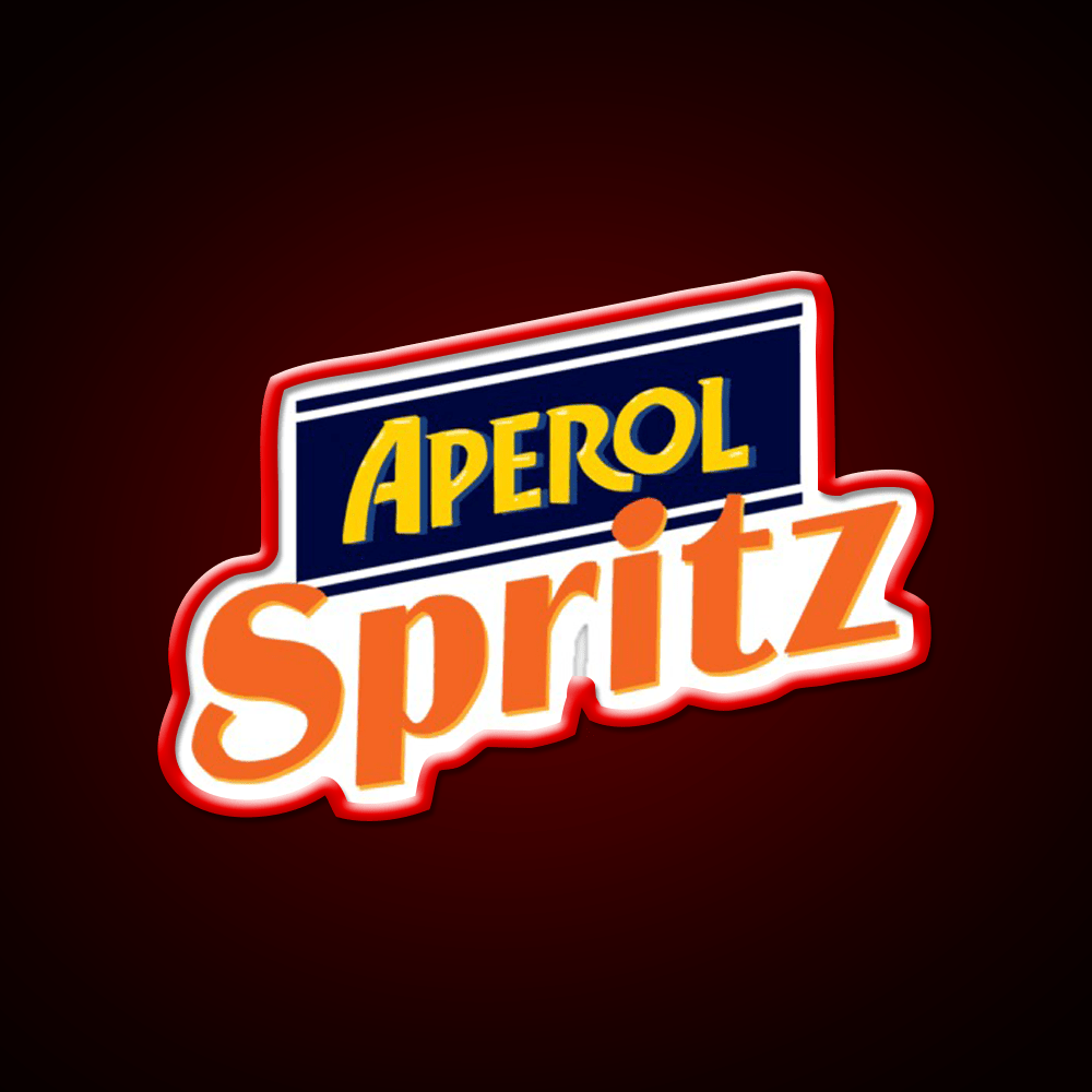Aperol Spritz Bar Cocktail Bar Decor Led Neon Sign Rgb Color - Shineneon