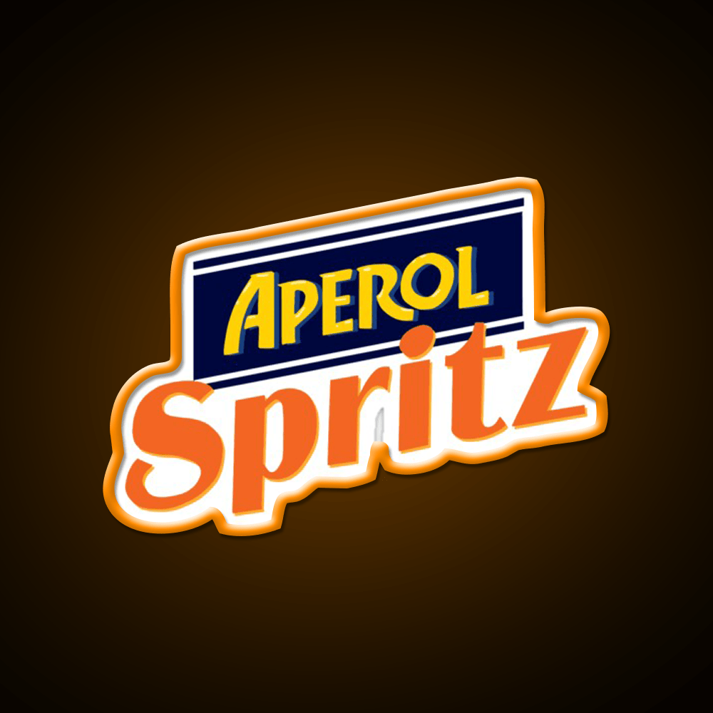 Aperol Spritz Bar Cocktail Bar Decor Led Neon Sign Rgb Color - Shineneon