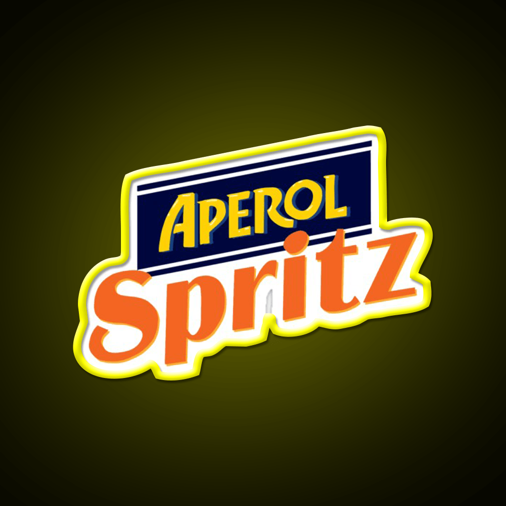 Aperol Spritz Bar Cocktail Bar Decor Led Neon Sign Rgb Color - Shineneon