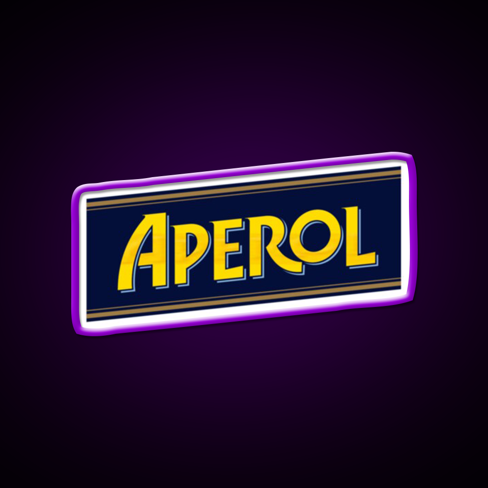 Aperol Spritz Cocktail Bar Decor Led Neon Sign Wall Art Rgb Color - LED neon sign view 9