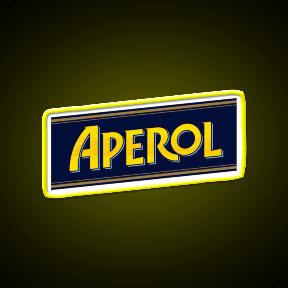 Aperol Spritz Cocktail Bar Decor Led Neon Sign Wall Art Rgb Color - Shineneon