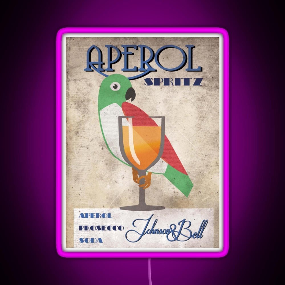Aperol Spritz Rgb Neon Sign - Shineneon