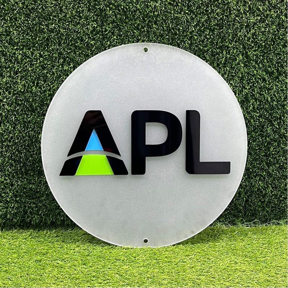 Apl Acrylic Business Logo Sign - Shineneon