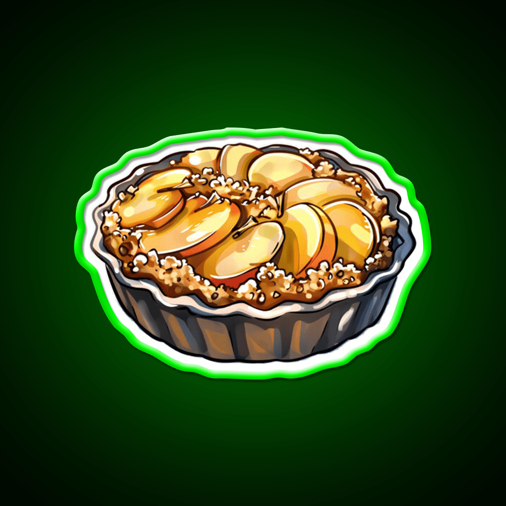 Apple Crumble Snack Food Led Neon Sign Rgb Color - Shineneon