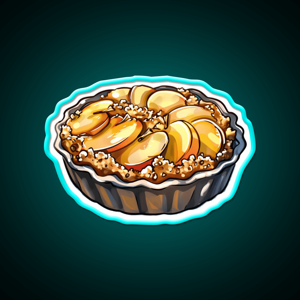Apple Crumble Snack Food Led Neon Sign Rgb Color - Shineneon