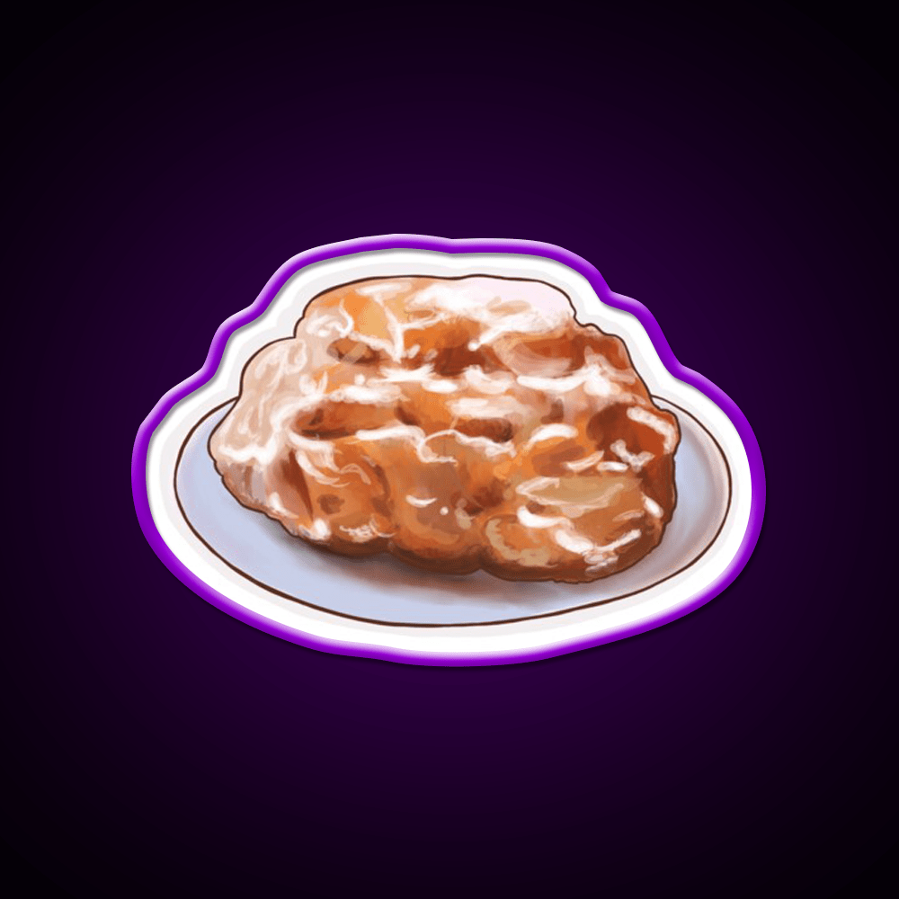 Apple Fritter Snack Food Led Neon Sign Rgb Color - Shineneon