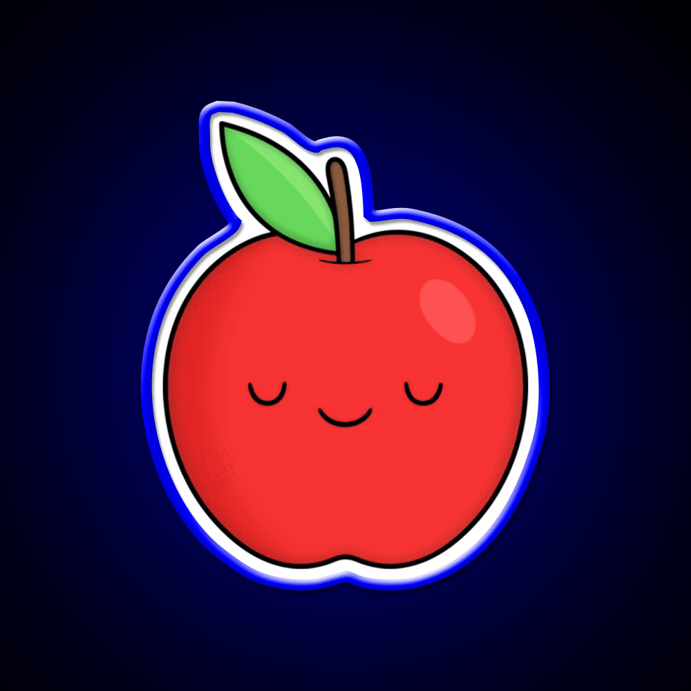 Apple Snack Food Led Neon Sign Rgb Color - Shineneon