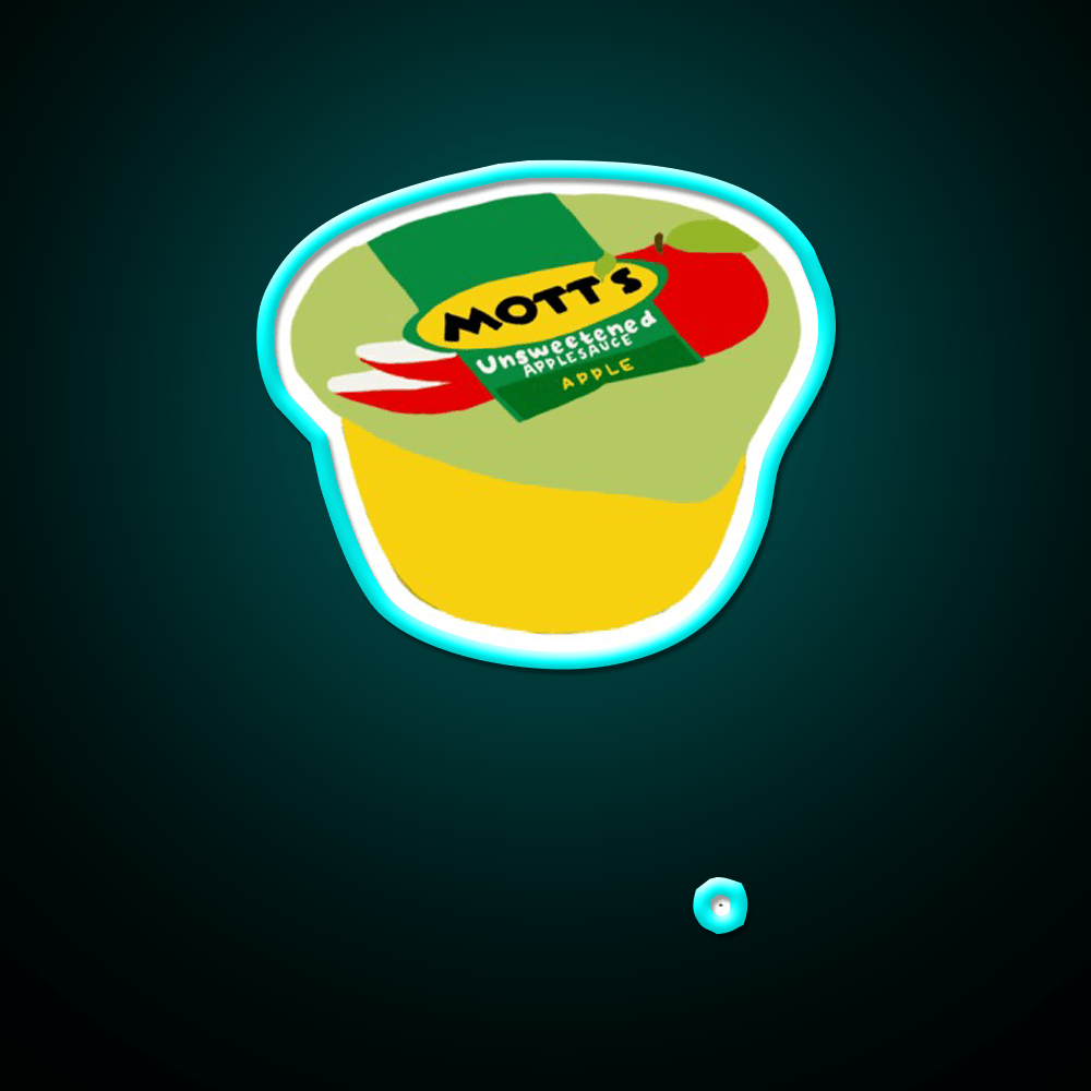 Applesauce Snack Food Led Neon Sign Rgb Color - Shineneon