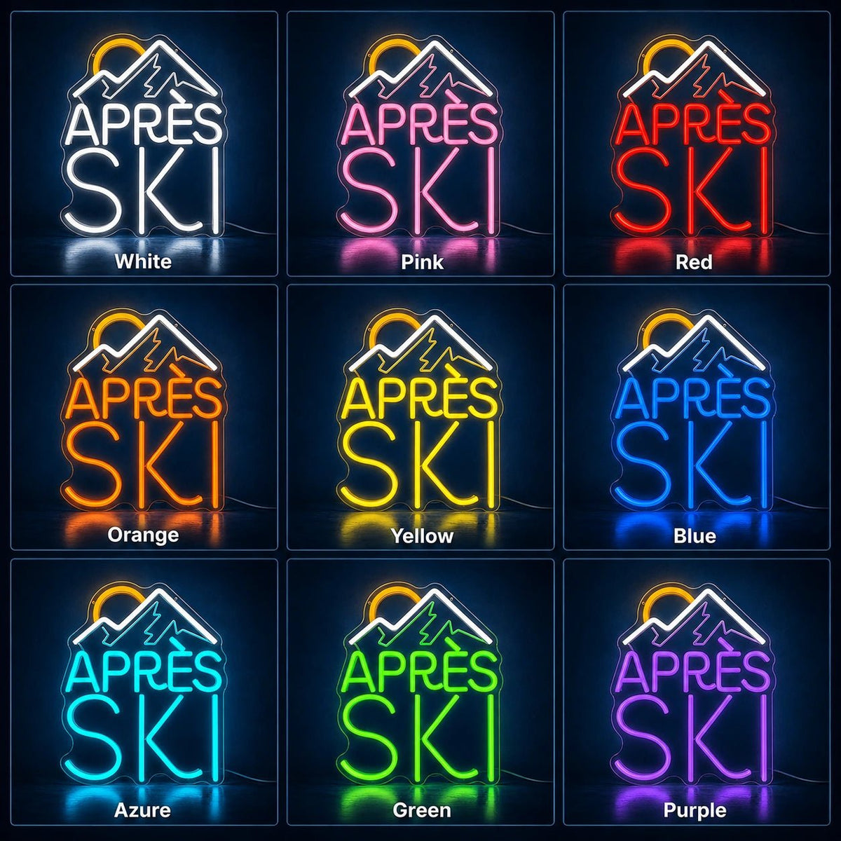 Apres Ski Social Club LED Neon Sign - Shineneon