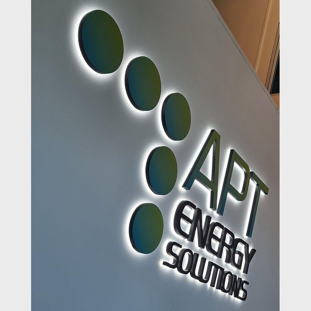 Apt Energy Solutions 3D Backlit Channel Letters Led Light Sign - Shineneon