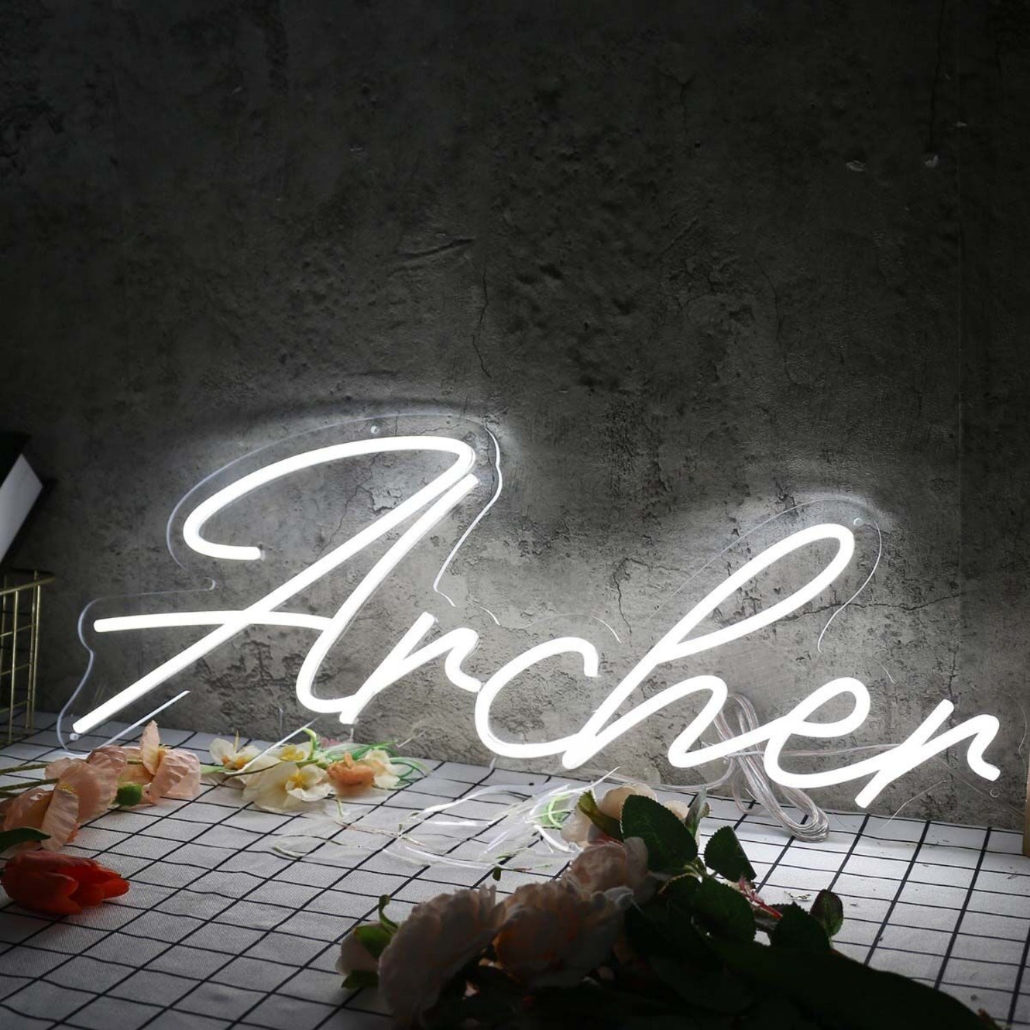 Archer White Led Neon Sign - Shineneon