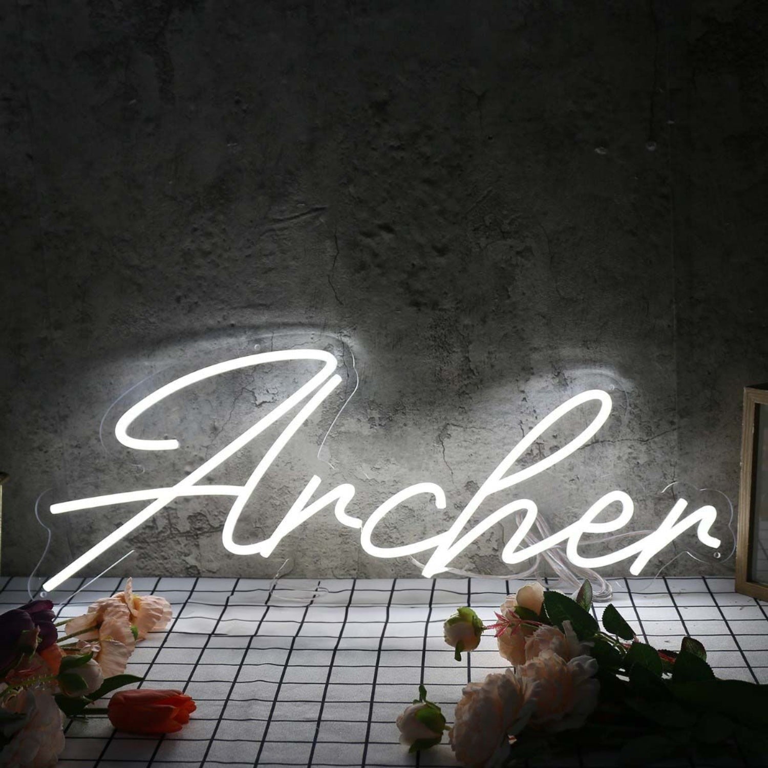 Archer White Led Neon Sign - Shineneon