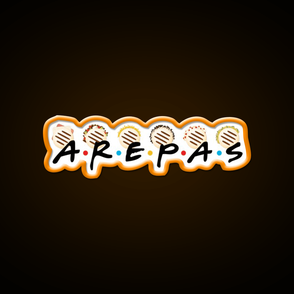 Arepa Friendship Venezuela Fast Food Led Neon Sign For Burger Place Rgb Color - Shineneon