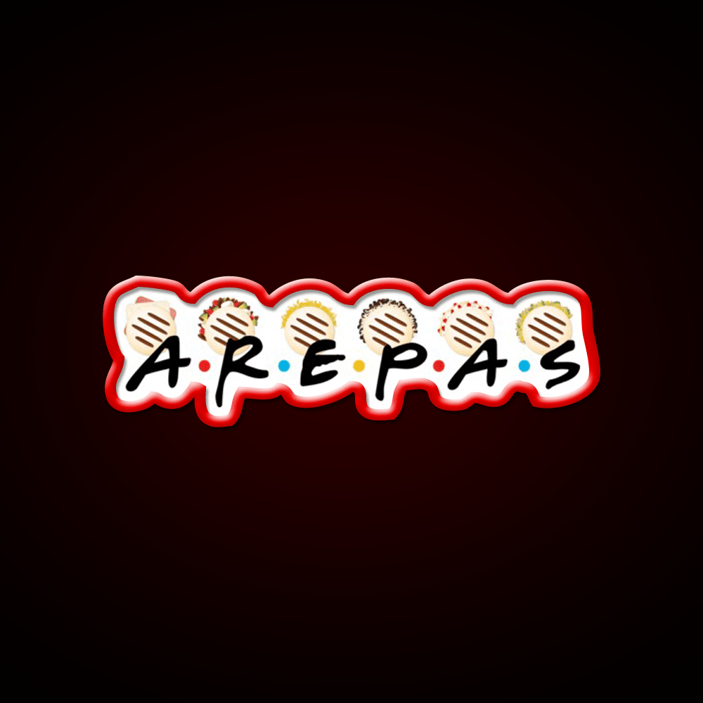 Arepa Friendship Venezuela Fast Food Led Neon Sign For Burger Place Rgb Color - Shineneon