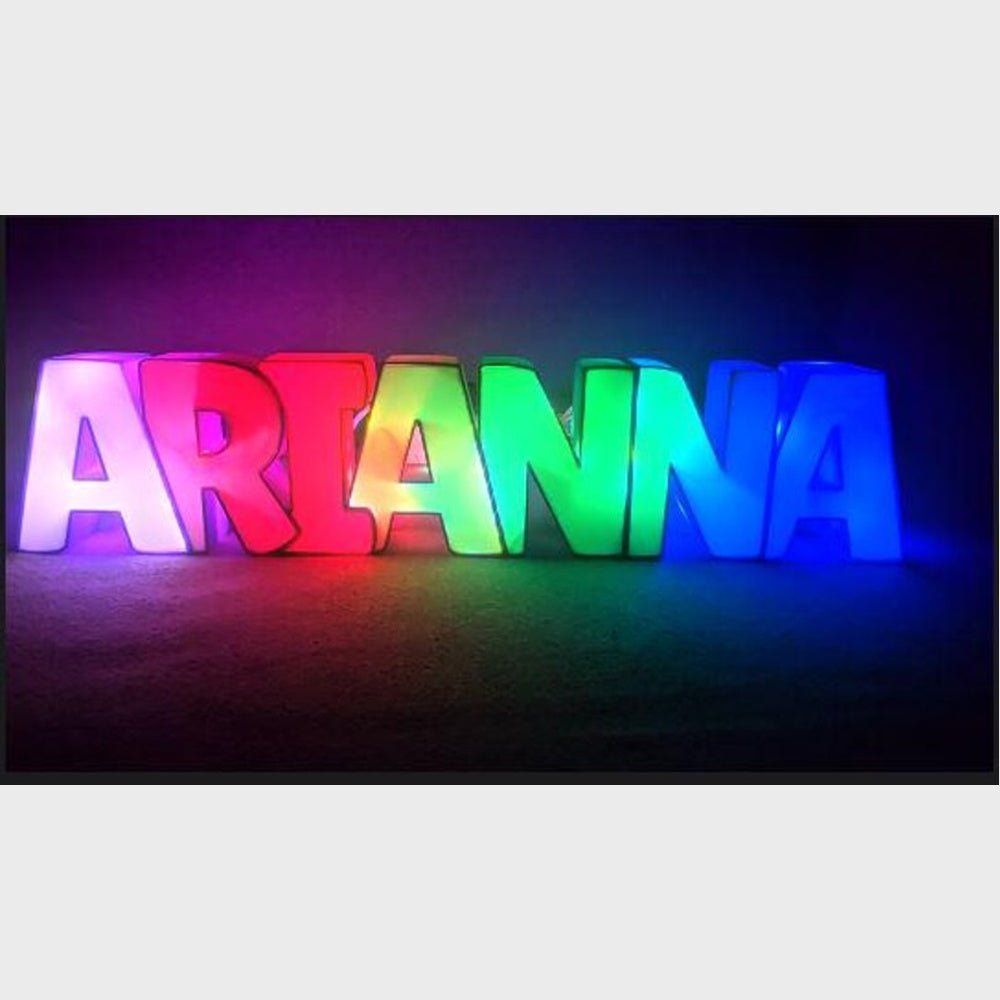 Arianna 3D Frontlit And Backlit Channel Letter Led Light Sign - Shineneon