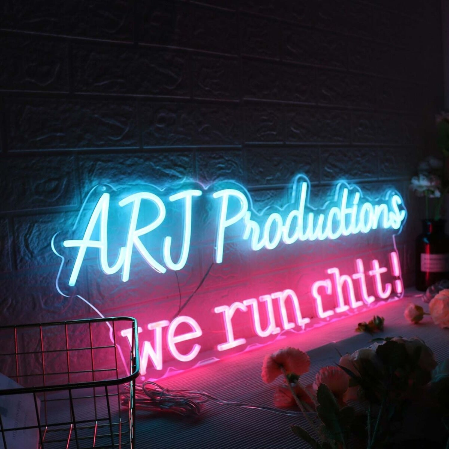 Arj Productions We Run Shit Custom Led Neon Sign | Shineneon