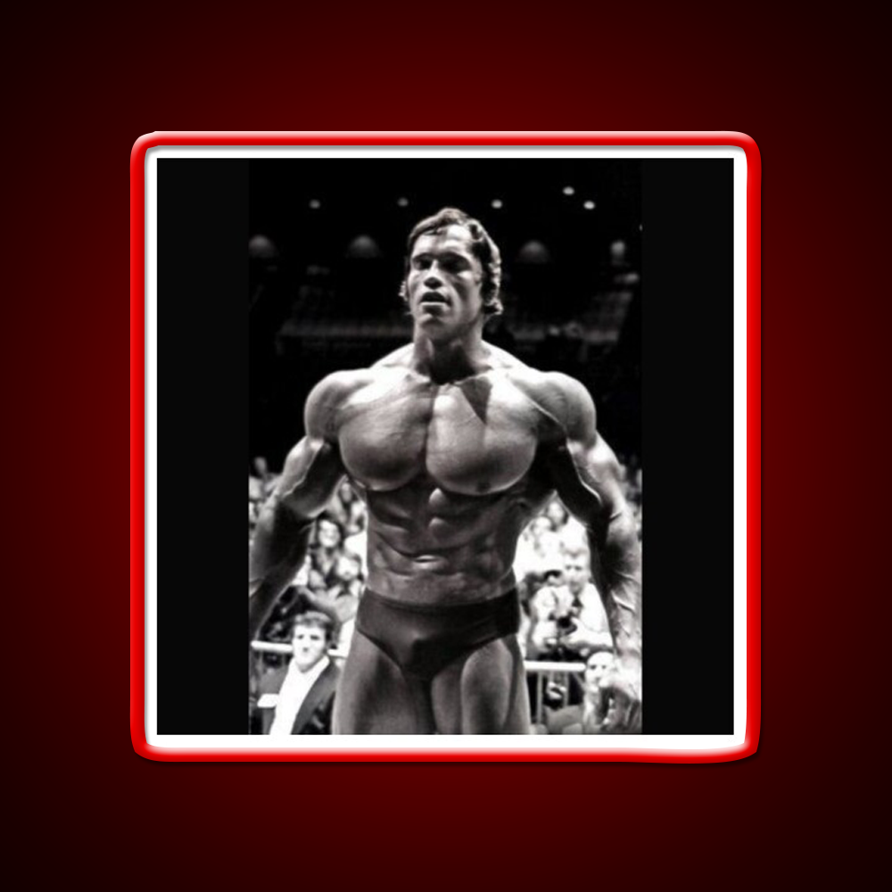 Arnold Schwarzenegger Gym Fitness Led Neon Sign Rgb Color