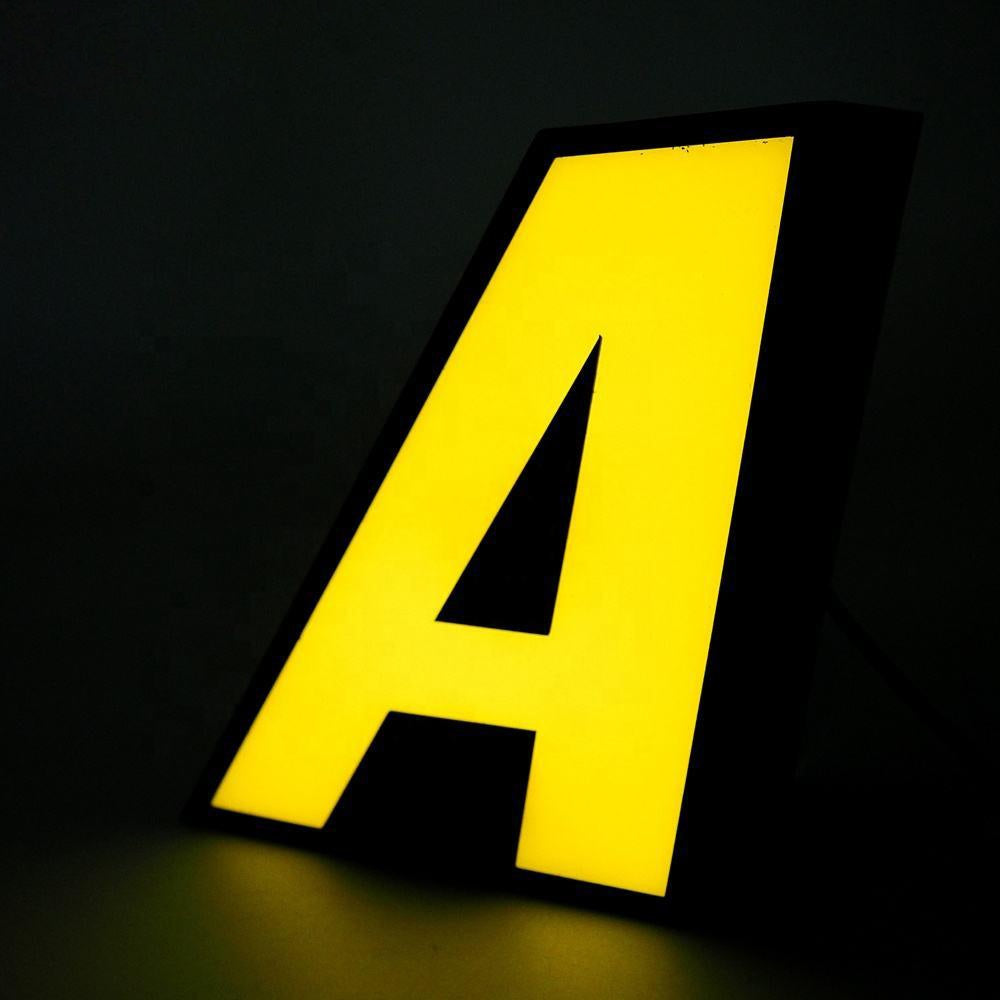 Aroma 3D Frontlit Letters Metal Led Sign