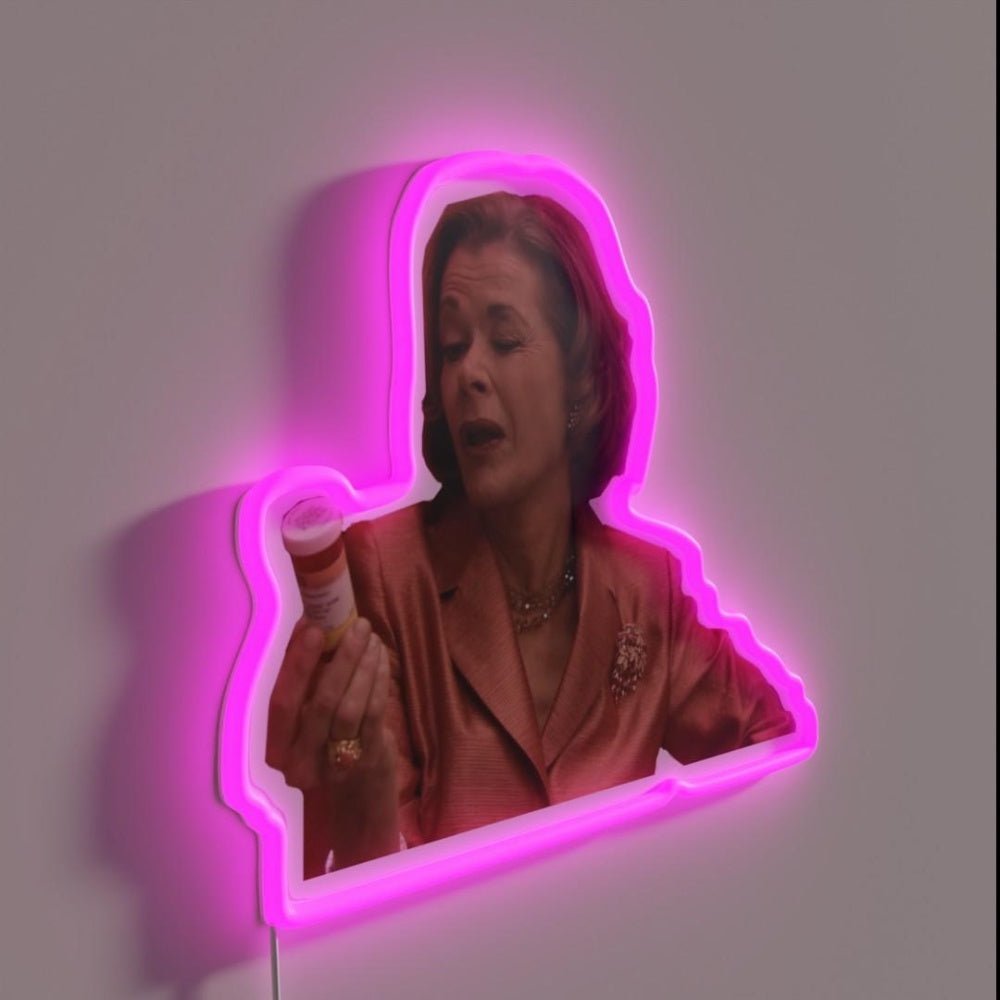 Arrested Development Lucille Winking Eye Rgb Led Neon Sign - Shineneon