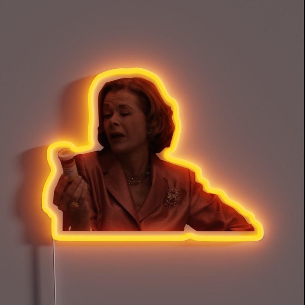 Arrested Development Lucille Winking Eye Rgb Led Neon Sign - Shineneon
