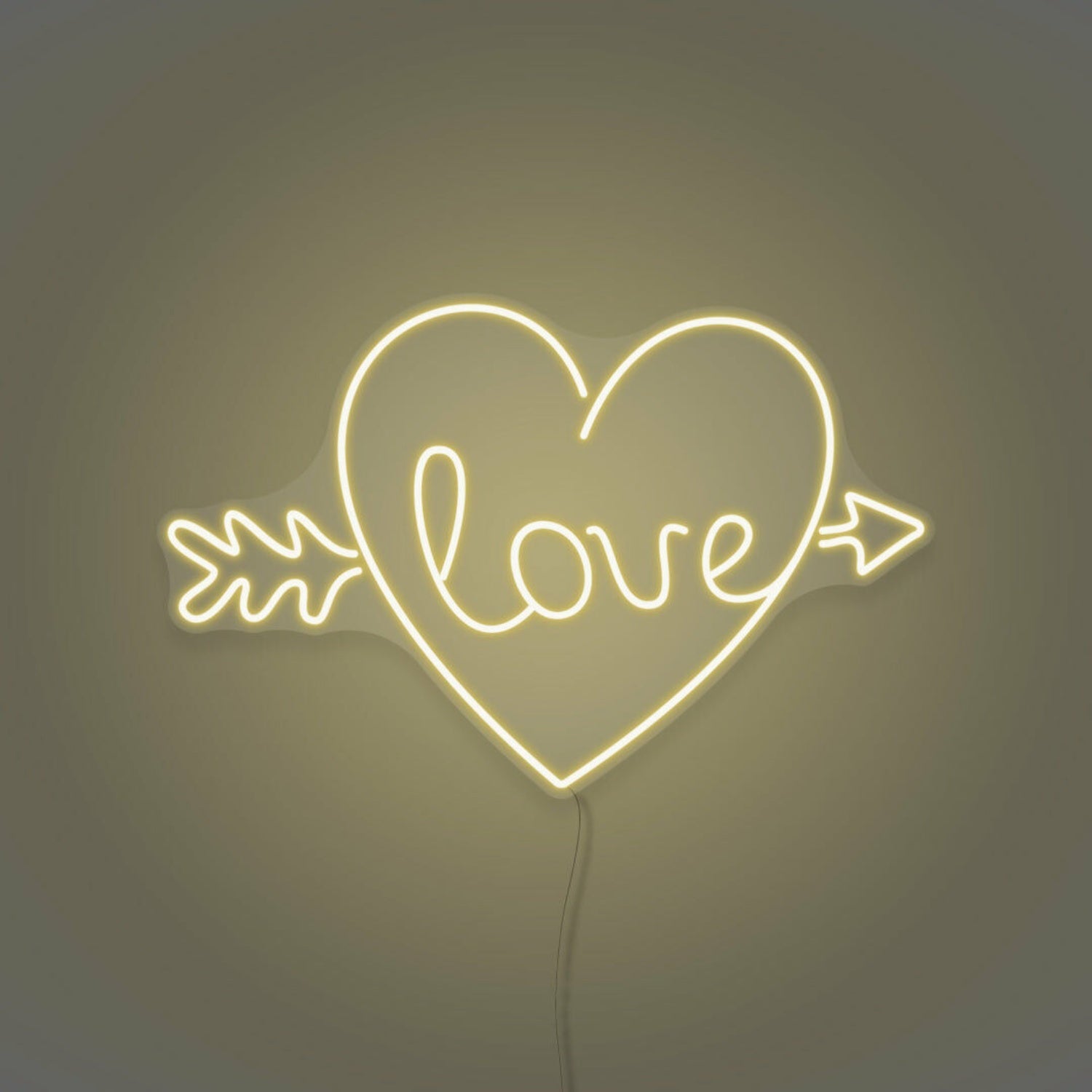Arrow Heart Love Custom Neon Sign | Shineneon