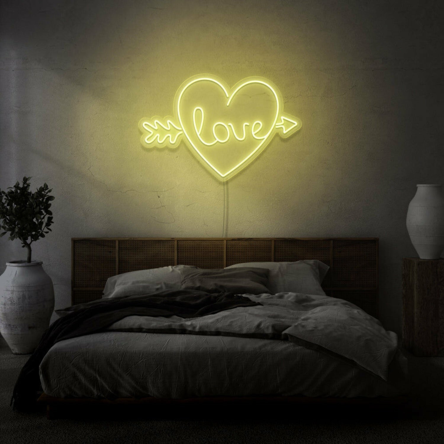 Arrow Heart Love Custom Neon Sign | Shineneon