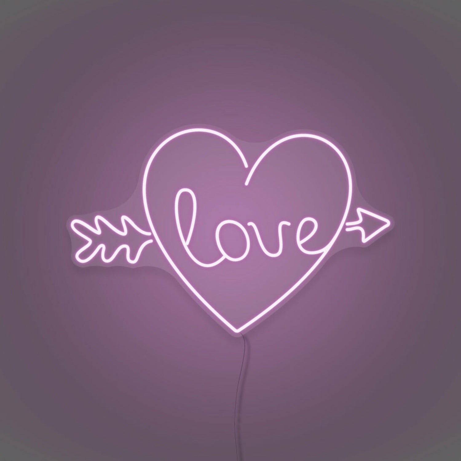 Arrow Heart Love Custom Neon Sign | Shineneon