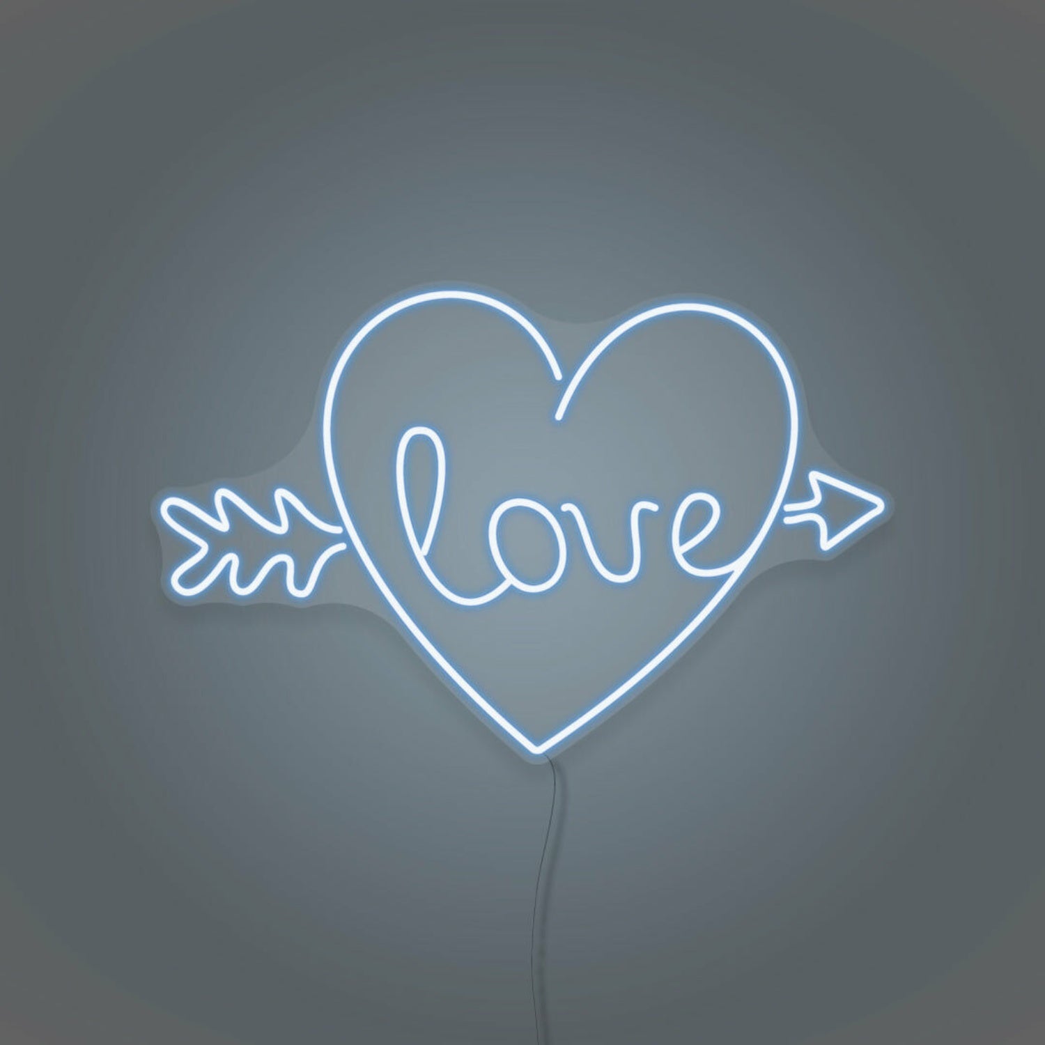 Arrow Heart Love Custom Neon Sign | Shineneon