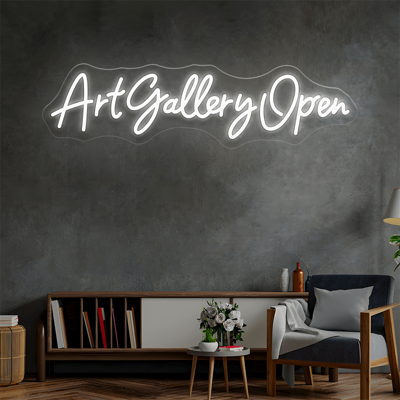 ART GALLERY OPEN - B Custom Neon Sign - Shineneon