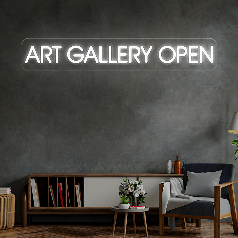 ART GALLERY OPEN Custom Neon Sign - Shineneon