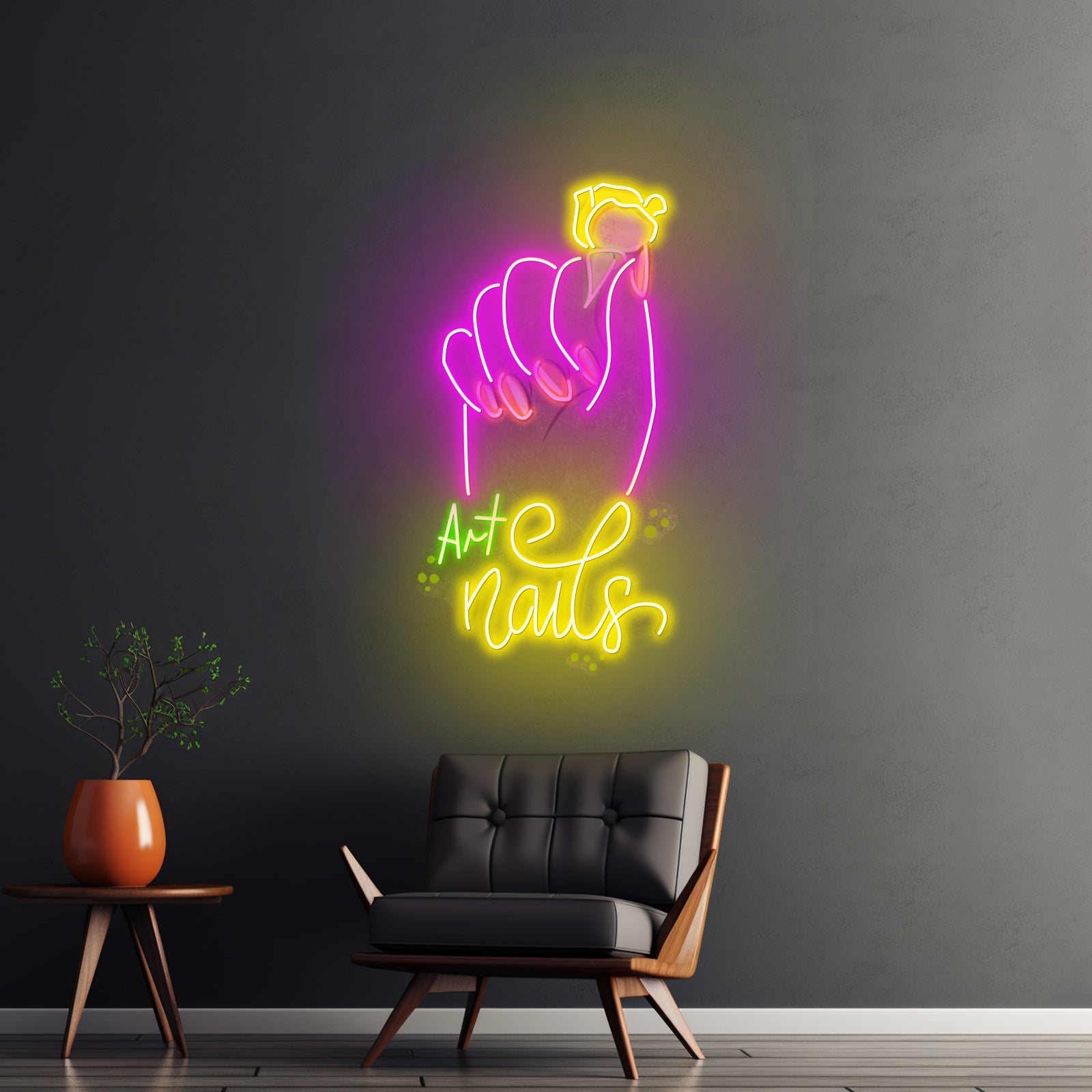 Art Nail Led Neon Sign Light Custom Led Signs - Shineneon