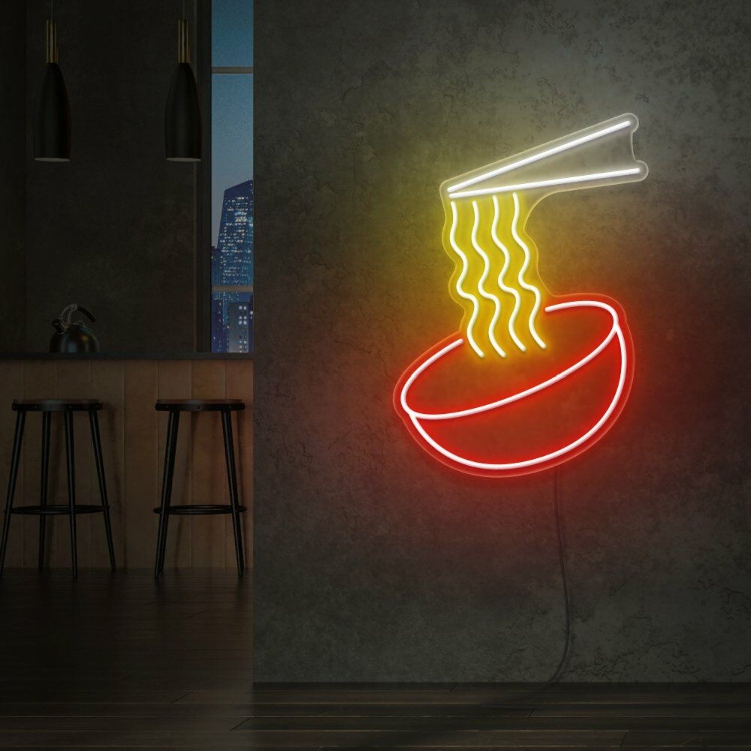 Art Neon Sign Ramen Neon Sign For Home | Shineneon